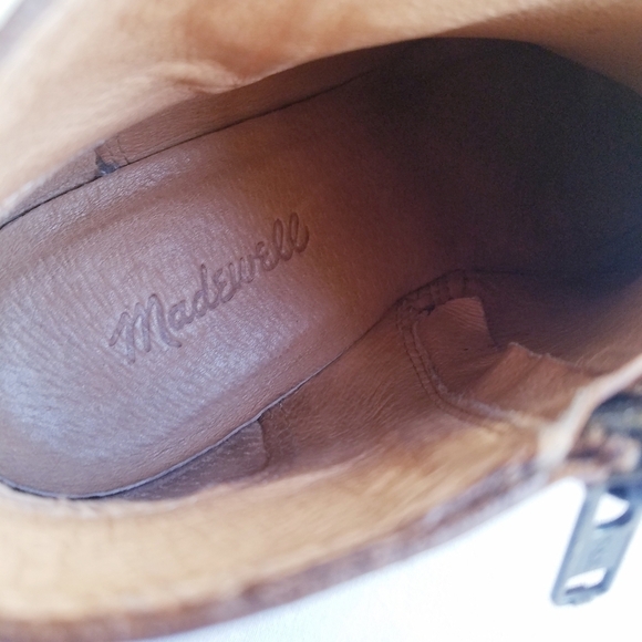 Madewell |Tan Leather Billy Boots size 10 - Picture 8 of 15